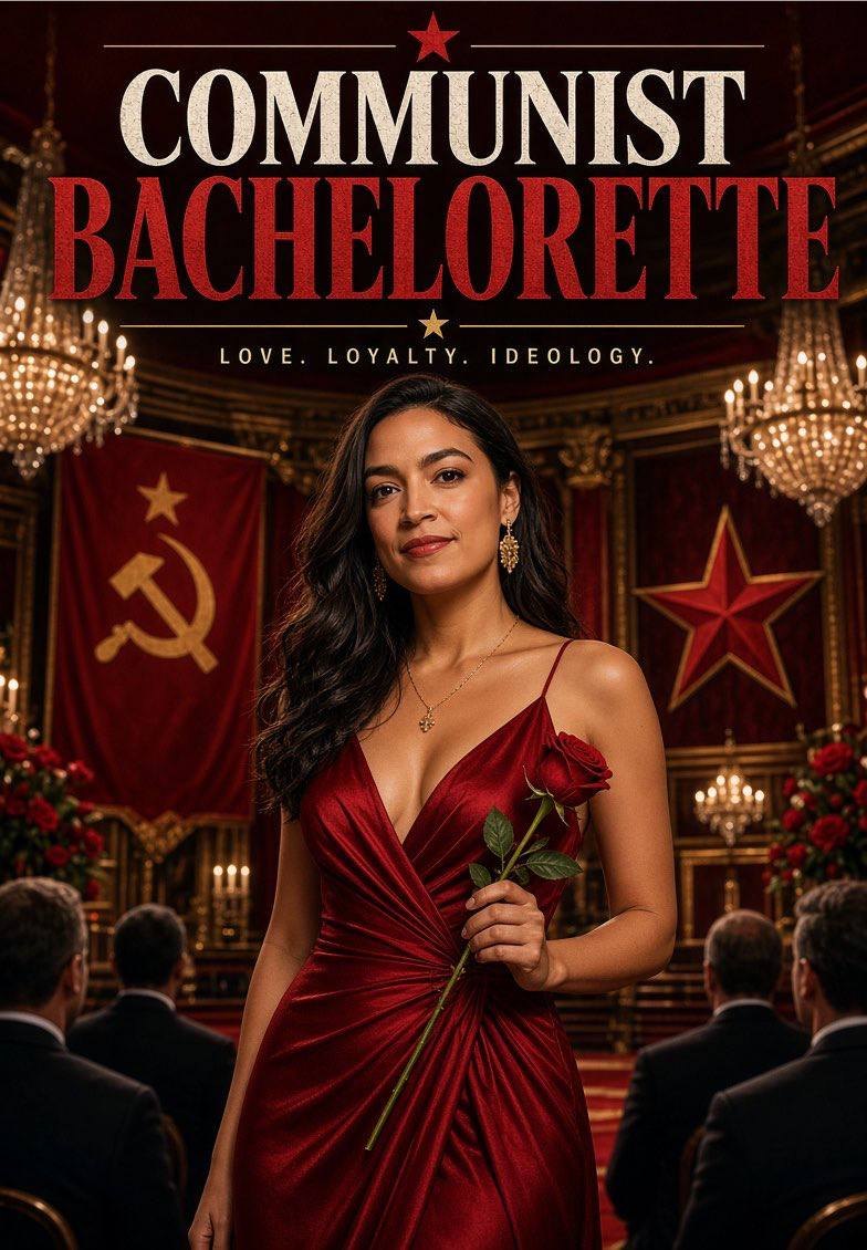 Communist Bachelorette poster parody